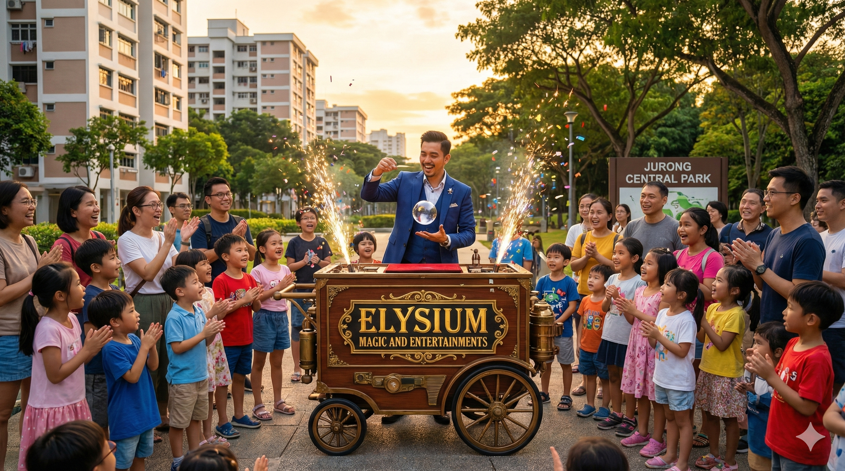 Mobile Magic Show West Singapore | Jurong & Clementi Magicians