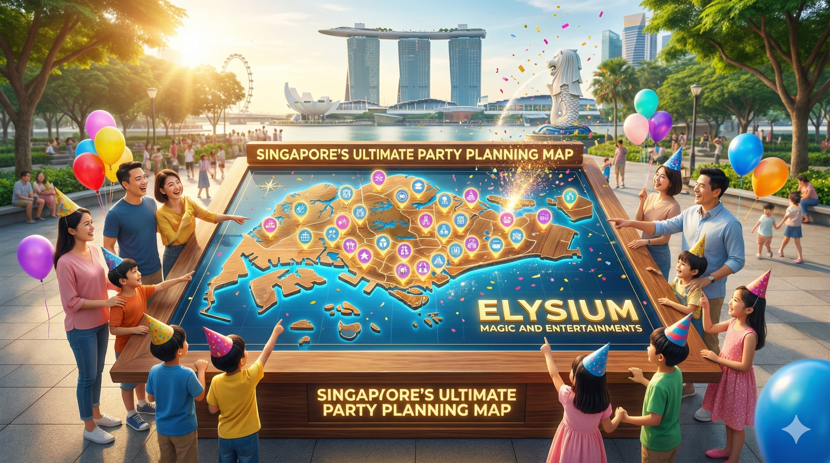 Singapore 56 Districts Party Guide | Ultimate Event Map